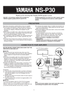 Yamaha NSP-30-Owners-Manual 